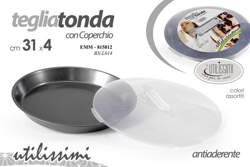 Teglia pizza alta forno tonda - alta,