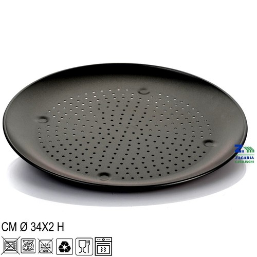 Teglia forata diam 34x2 h - teglia,