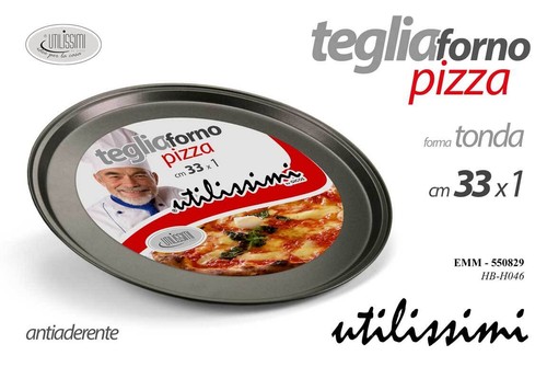 Teglia pizza forno tonda - teglia,